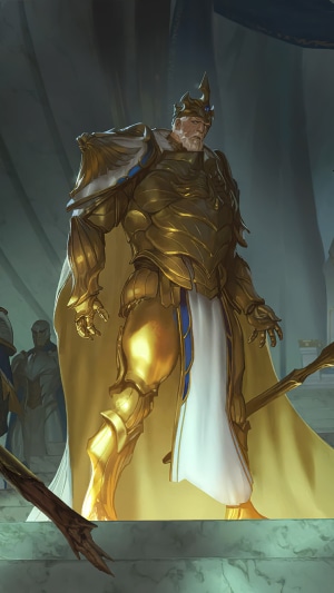 King Jarvan III from Legends of Runeterra
