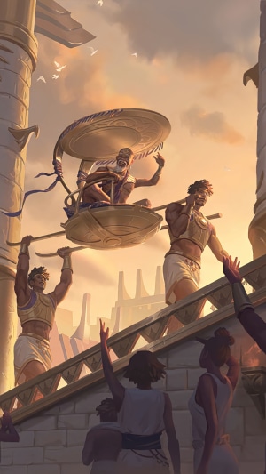 Ancient procession in Legends of Runeterra