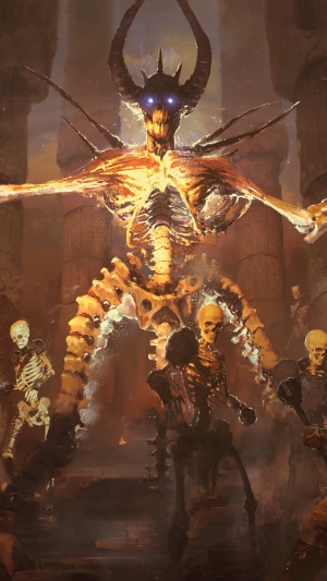 Diablo II Resurrected Skeleton Army