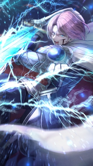 Gilthunder from The Seven Deadly Sins with lightning