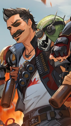 Fuse and Octane from Apex Legends