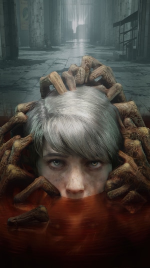 Marianne from The Medium trapped in blood
