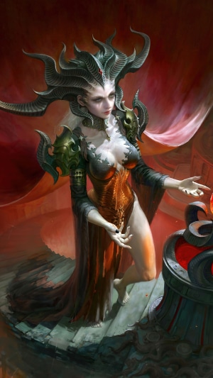 Lilith from Diablo 4 Character Art