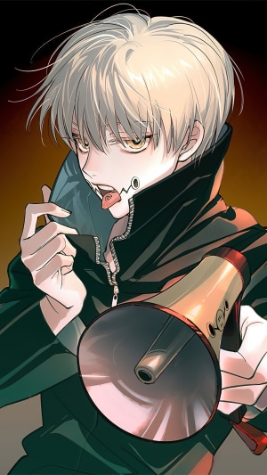 Toge Inumaki from Jujutsu Kaisen with Megaphone