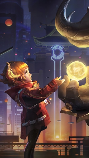Lunar Beast Annie and Alistar from League of Legends