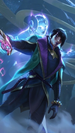 Aphelios and Alune from League of Legends