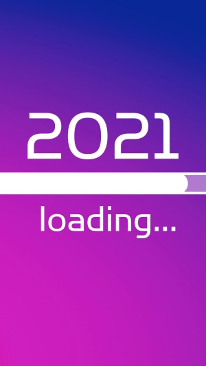 2021 loading bar digital art