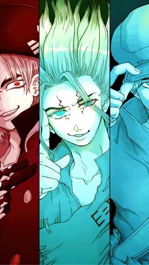 Characters from Dr. Stone anime