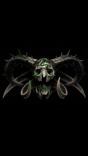 Razer Skull with Horns Logo