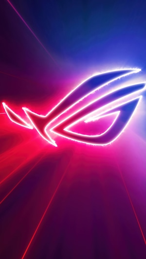 Asus, ROG, Republic of Gamers, Logo, Laser HD Phone Wallpaper | Rare ...