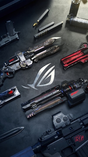 Asus ROG Sci-Fi Weapons and Gear