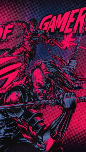 Asus ROG Republic of Gamers Cyberpunk Art