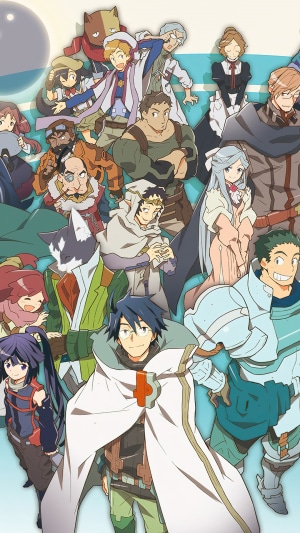Log Horizon characters group portrait