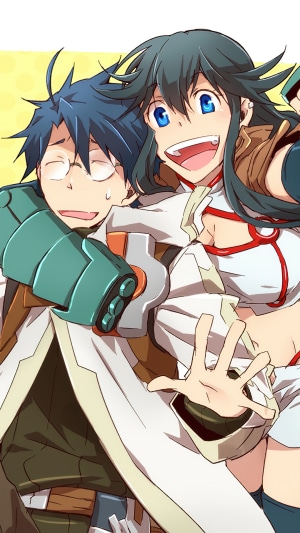 Kanami and Shiroe from Log Horizon
