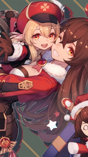 Klee and Amber from Genshin Impact