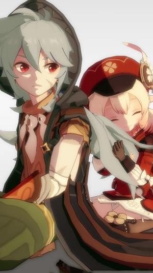 Razor and Klee from Genshin Impact
