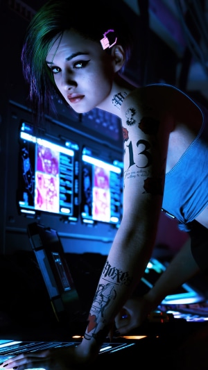 Judy Alvarez from Cyberpunk 2077