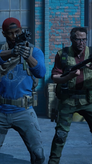 Two men with guns in Back 4 Blood
