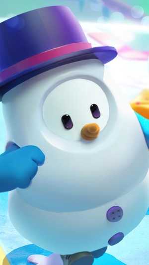 Snowman costume from Fall Guys Ultimate Knockout