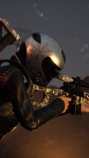 Player aiming a rifle in PUBG