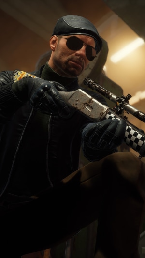 PlayerUnknown's Battlegrounds character with sniper rifle