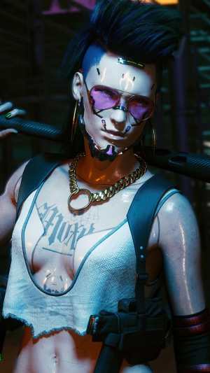 Moxes member from Cyberpunk 2077