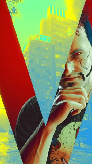 V from Cyberpunk 2077