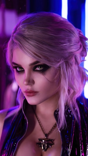 Ciri from Cyberpunk 2077 Cosplay