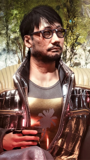 Hideo Kojima in Cyberpunk 2077