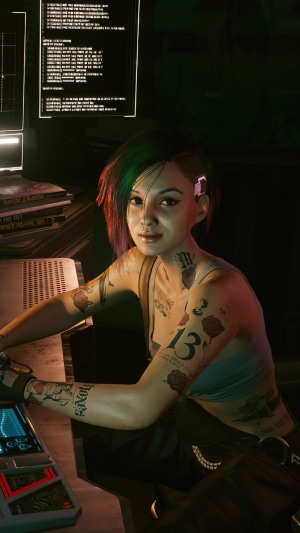 Judy Alvarez from Cyberpunk 2077