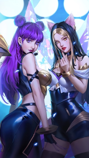 KDA Ahri and Kaisa from League of Legends