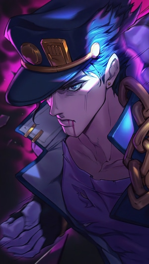 Jotaro Kujo from Jojo's Bizarre Adventure