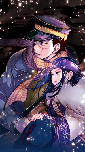 Asirpa and Saichi Sugimoto from Golden Kamuy