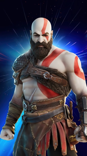 Kratos from Fortnite