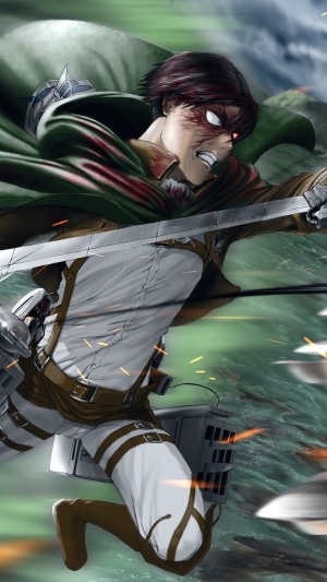 Levi Ackerman, Attack on Titan, Shingeki no Kyojin HD Phone Wallpaper ...