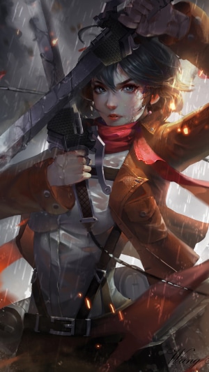 Mikasa Ackerman from Attack on Titan