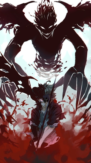 Asta and Dark Demon from Black Clover