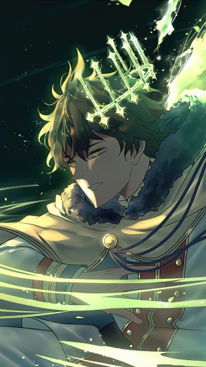 Yuno from Black Clover in Magical Light