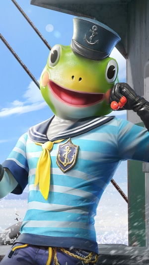 Frog character from PUBG Mobile