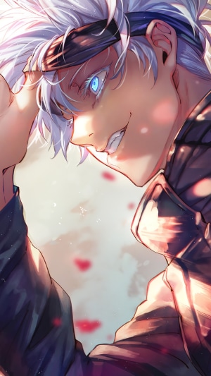 Satoru Gojo from Jujutsu Kaisen Close-up Artwork