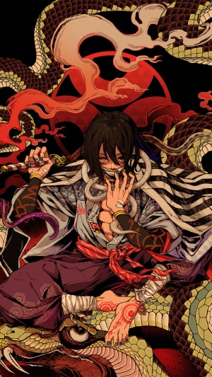 Obanai Iguro from Demon Slayer Kimetsu no Yaiba