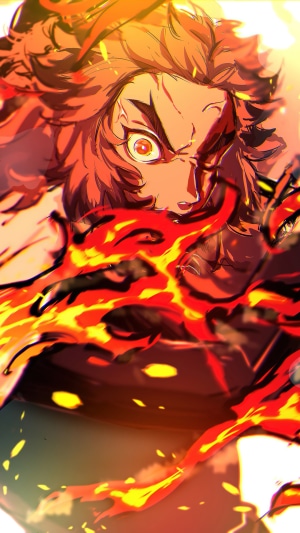 Kyojuro Rengoku from Demon Slayer: Kimetsu no Yaiba