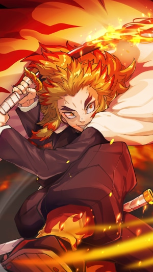 Kyojuro Rengoku from Demon Slayer Kimetsu no Yaiba