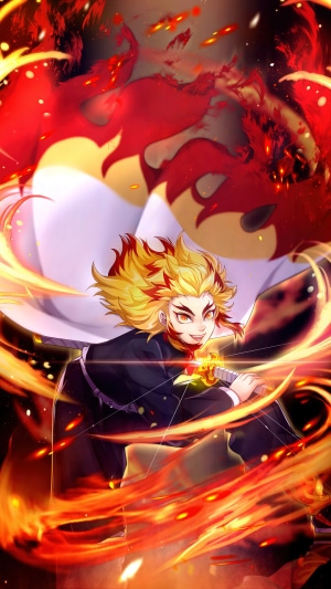 Kyojuro Rengoku from Demon Slayer Kimetsu no Yaiba