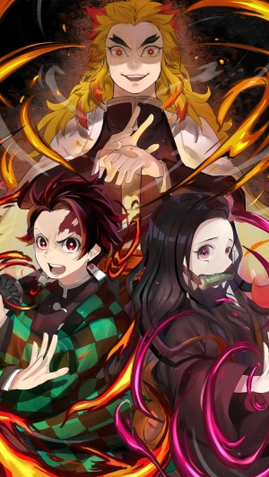 Demon Slayer Kimetsu no Yaiba, Anime, Kyojuro Rengoku, Hashira, The ...