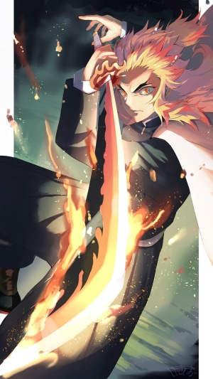Kyojuro Rengoku from Demon Slayer Kimetsu no Yaiba