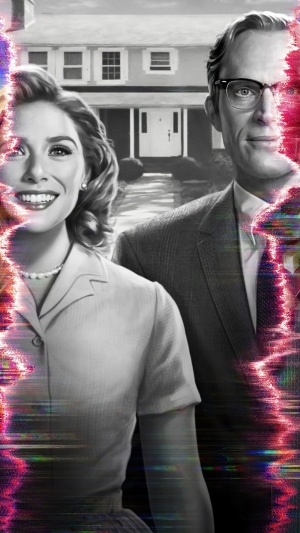 Wanda Maximoff and Vision from WandaVision