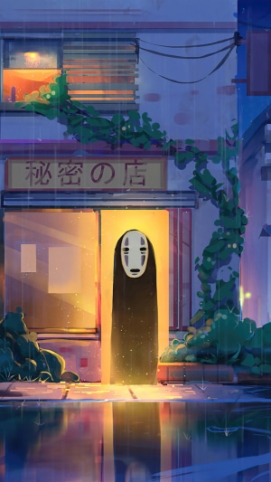 Digital Art, Kaonashi, Spirited Away, Anime 4k HD Wallpaper