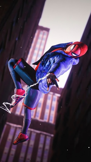 Miles Morales from Marvel's Spider-Man video game