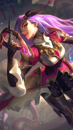 Battle Queen Katarina from League of Legends Splash Art